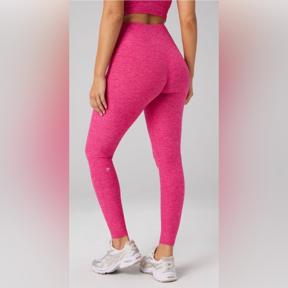 Rouge Heather High Waist 7/8 TLC Legging | XS | Fabletics Heather Flex | NWT